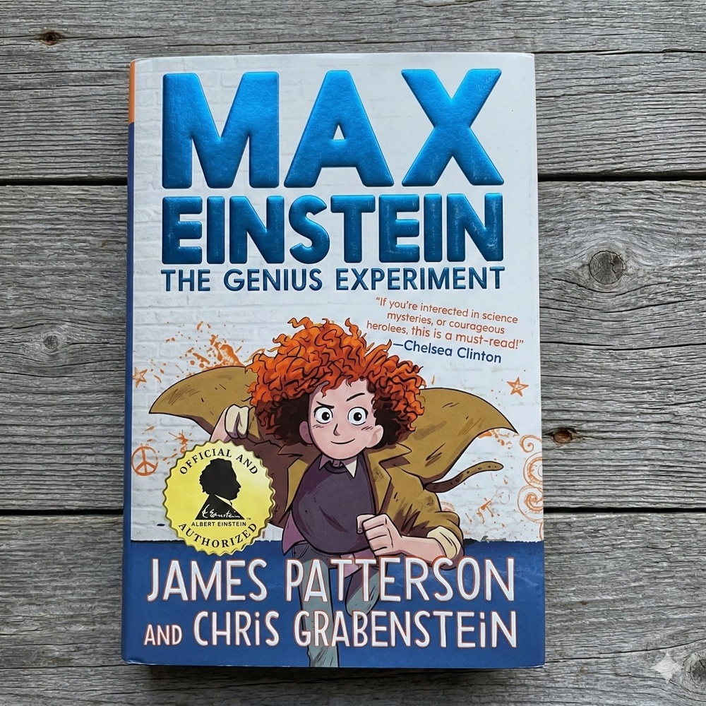 🐰🌷🐣 Max Einstein The Genius Experiment James Patterson NEW Hardcover